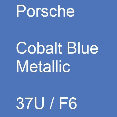 Porsche, Cobalt Blue Metallic, 37U / F6.